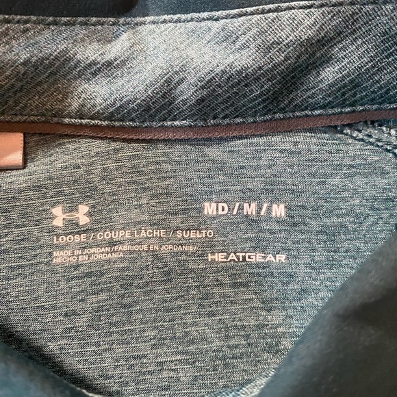 Under Armour Ocean Blue Polo Shirt - Picture 5 of 8